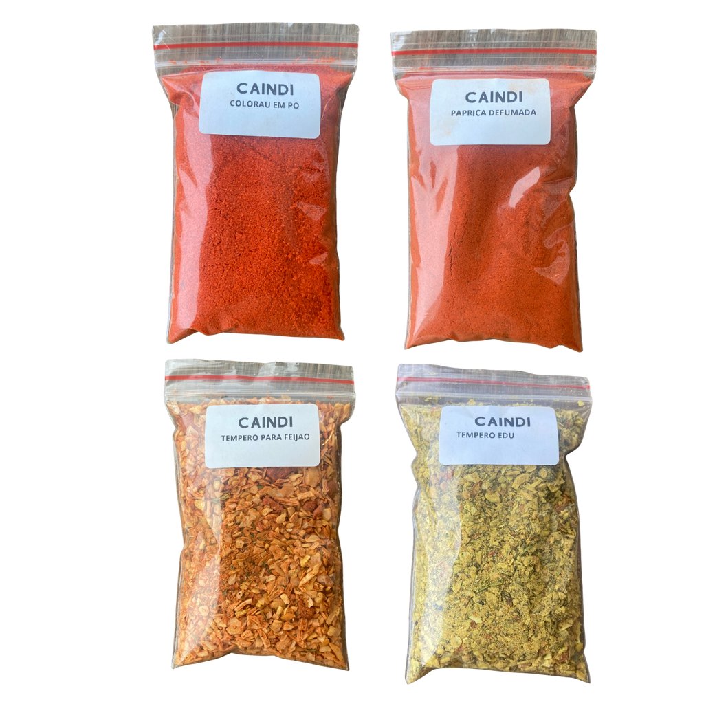 Kit 30 Temperos Caindi Condimentos Especiarias Gourmet Premium Rende Muito Embalagem Vedada (Cópia)