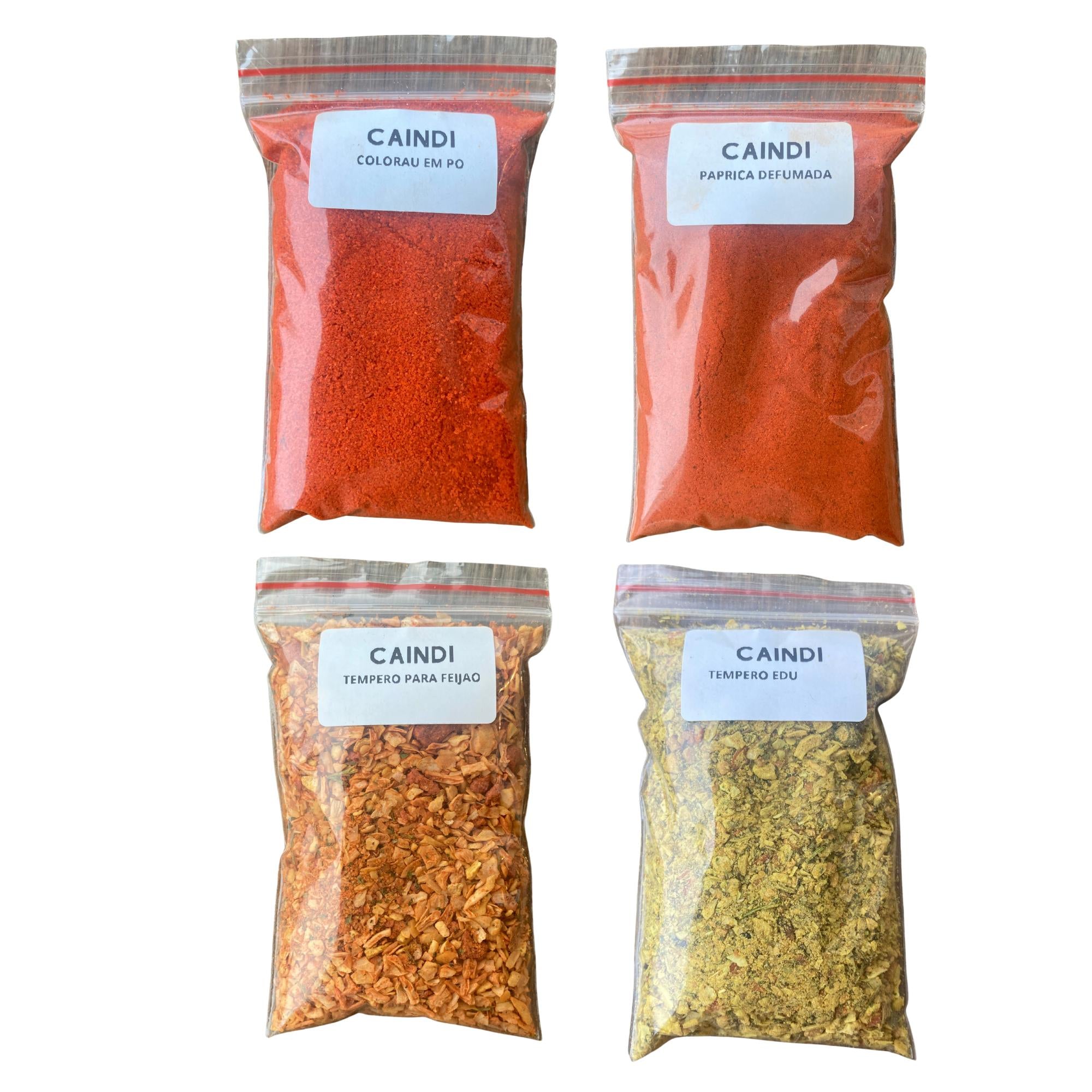 Kit 30 Temperos Caindi Condimentos Especiarias Gourmet Premium Rende Muito Embalagem Vedada