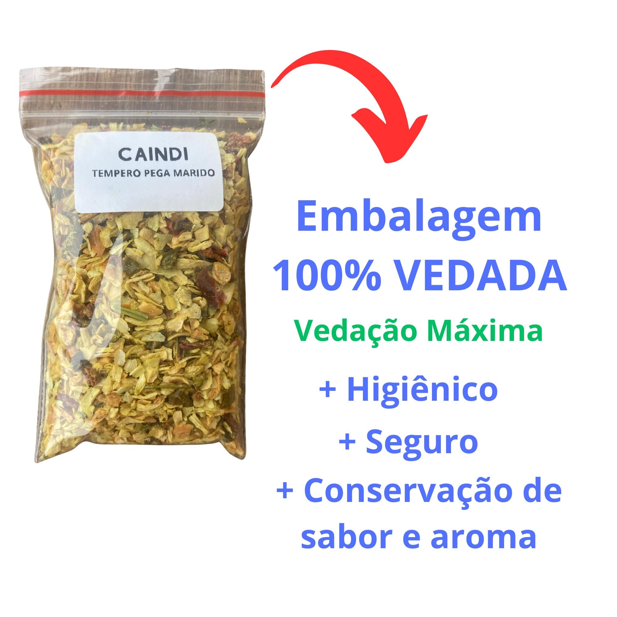 Kit 30 Temperos Caindi Condimentos Especiarias Gourmet Premium Rende Muito Embalagem Vedada