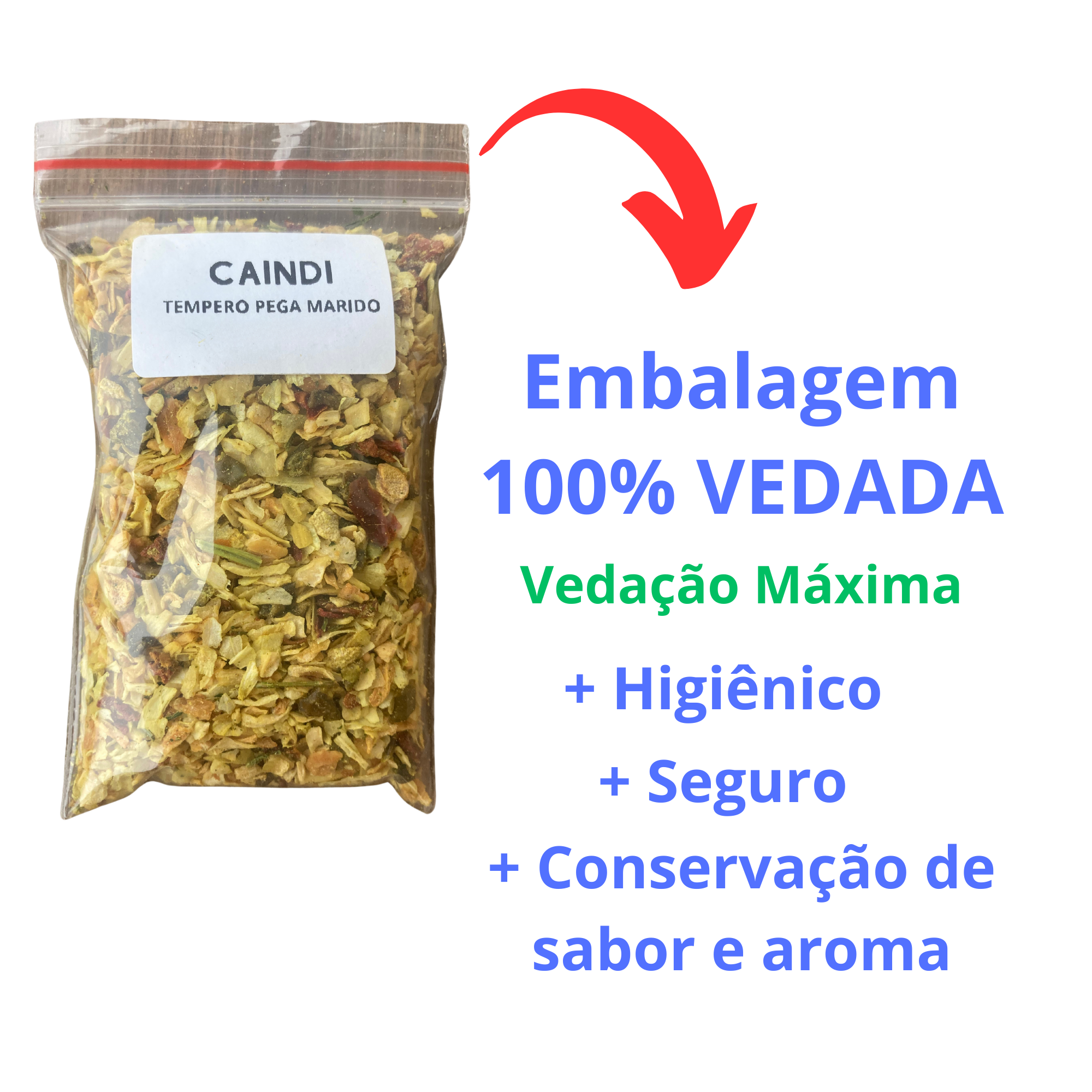 Kit 30 Temperos Caindi Condimentos Especiarias Gourmet Premium Rende Muito Embalagem Vedada (Cópia)