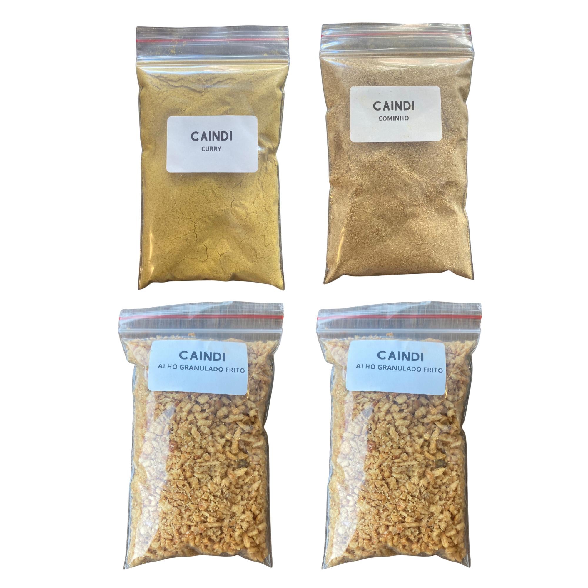 Kit 30 Temperos Caindi Condimentos Especiarias Gourmet Premium Rende Muito Embalagem Vedada